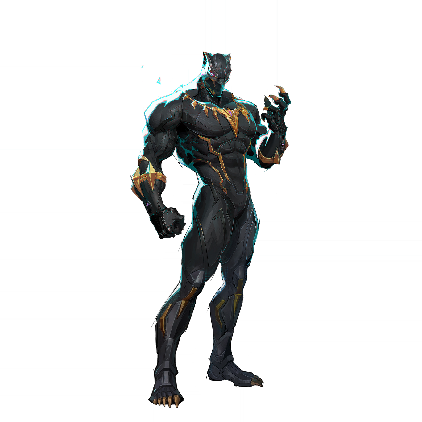 Black Panther hero portrait