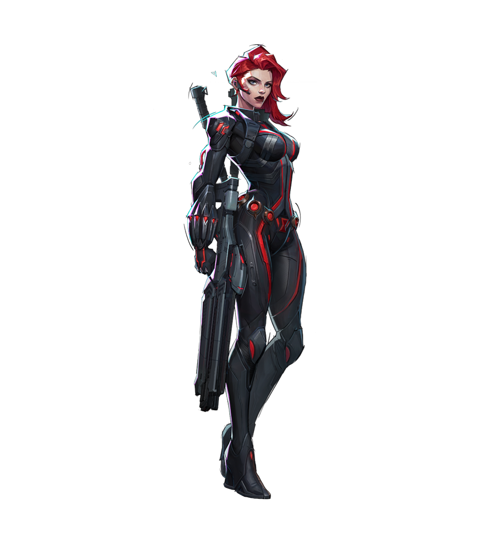 Black Widow hero portrait